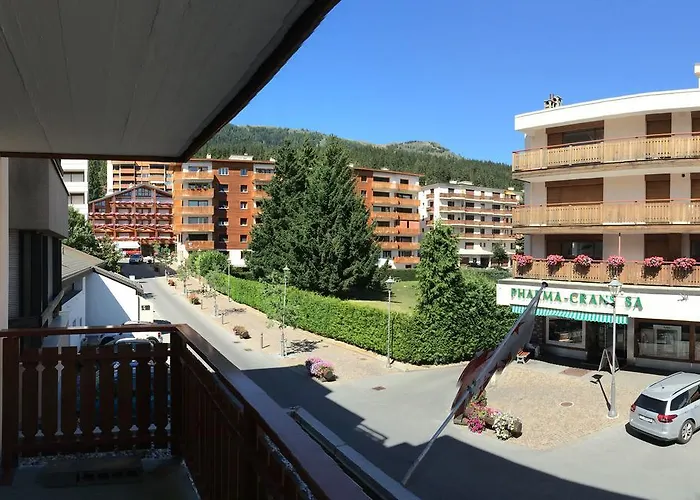Appartement In Montana Town Centre Mountain View Crans-Montana